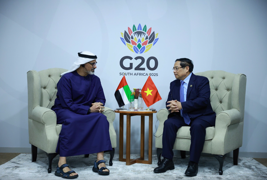 Thủ tướng Phạm Minh Chính gặp song phương lãnh đạo Hàn Quốc, Ấn Độ, Tây Ban Nha, UAE